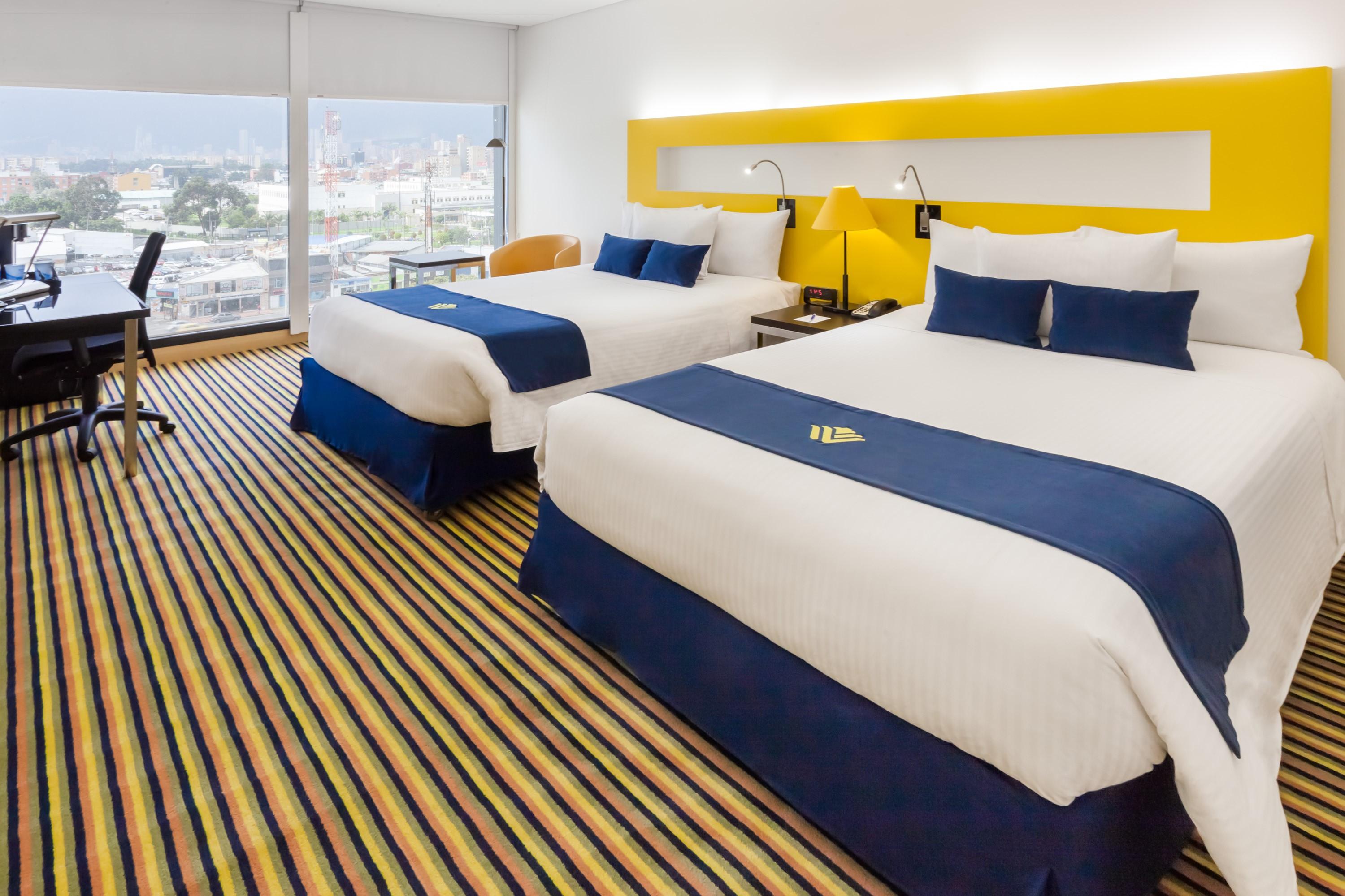 Wyndham Bogota Hotel Exterior photo A room at the hotel